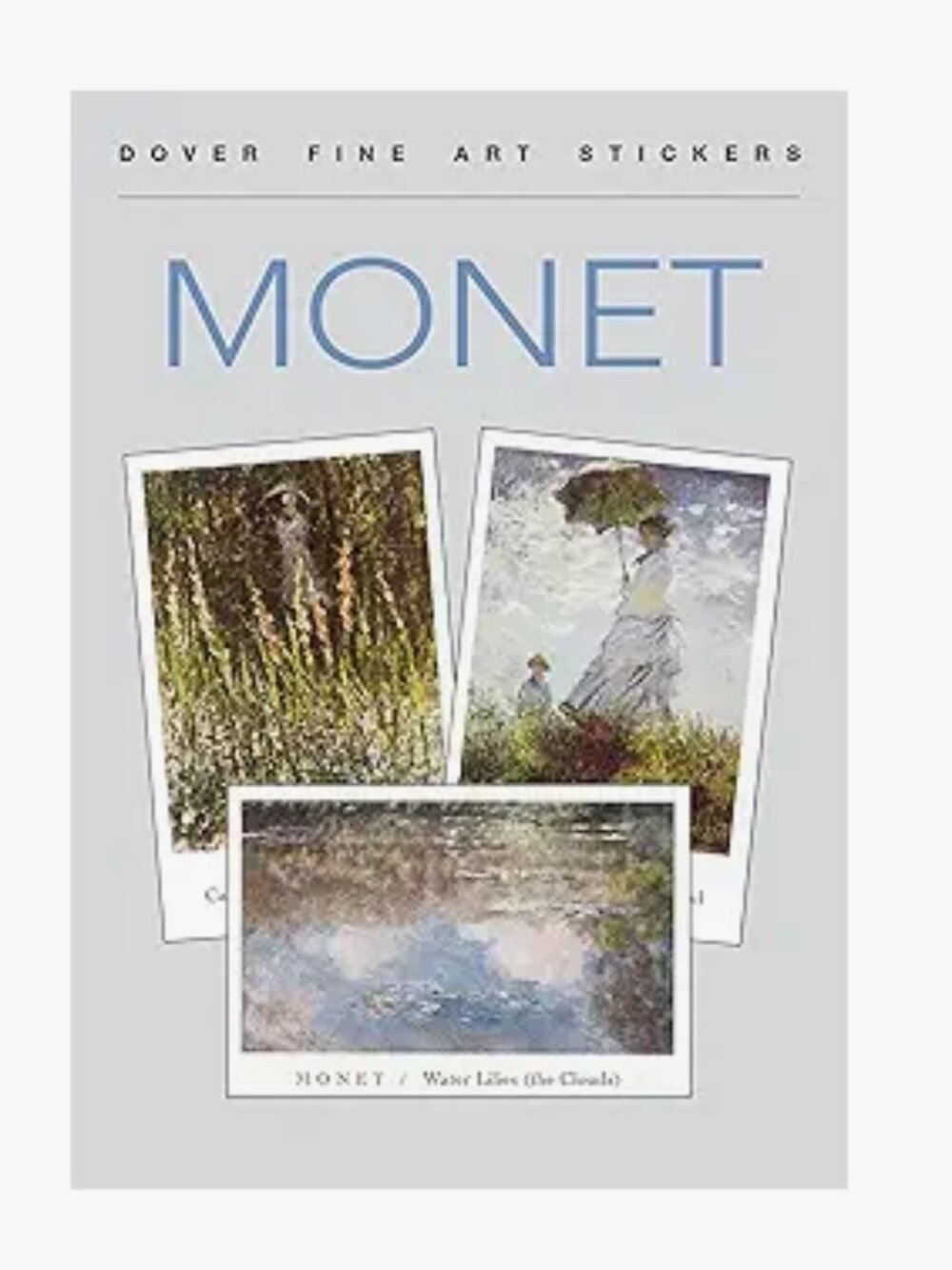 16 Monet Art Painting Stickers - Sticker Book